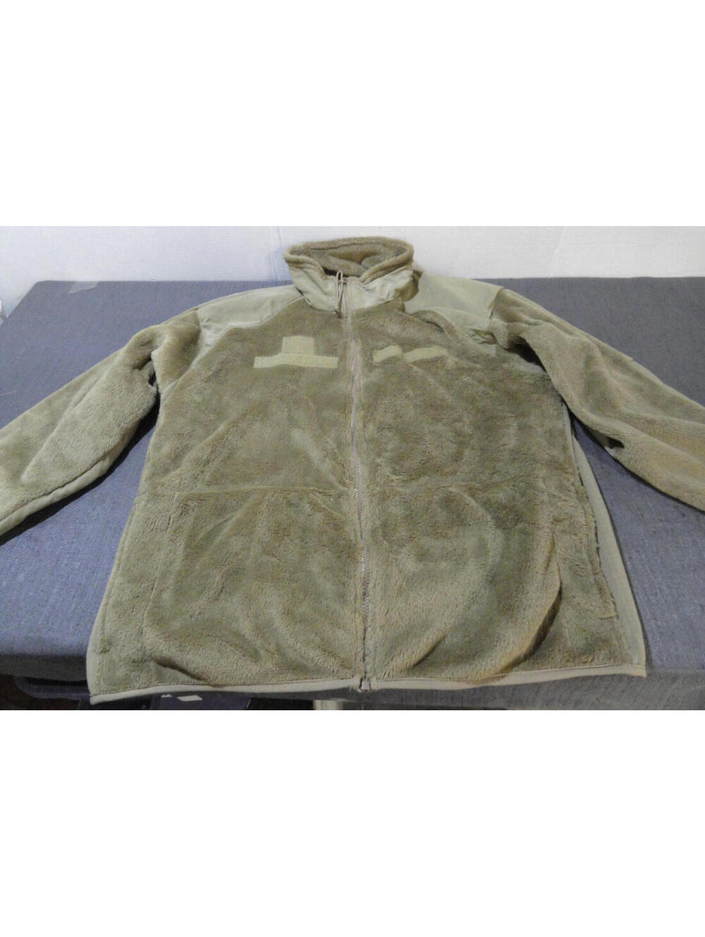 USGI GEN III ECWCS ARMY USAF ISSUE COYOTE FULL ZIP UP FLEECE JACKET LARGE REGULA